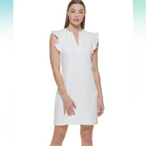 Vince Camuto Women's Sleeveless V Neck Laguna Shift Dress, Size 8